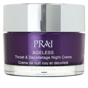 NEW PRAI Ageless Throat & Decolletage Night Creme Cream Decollete Neck Wrinkles